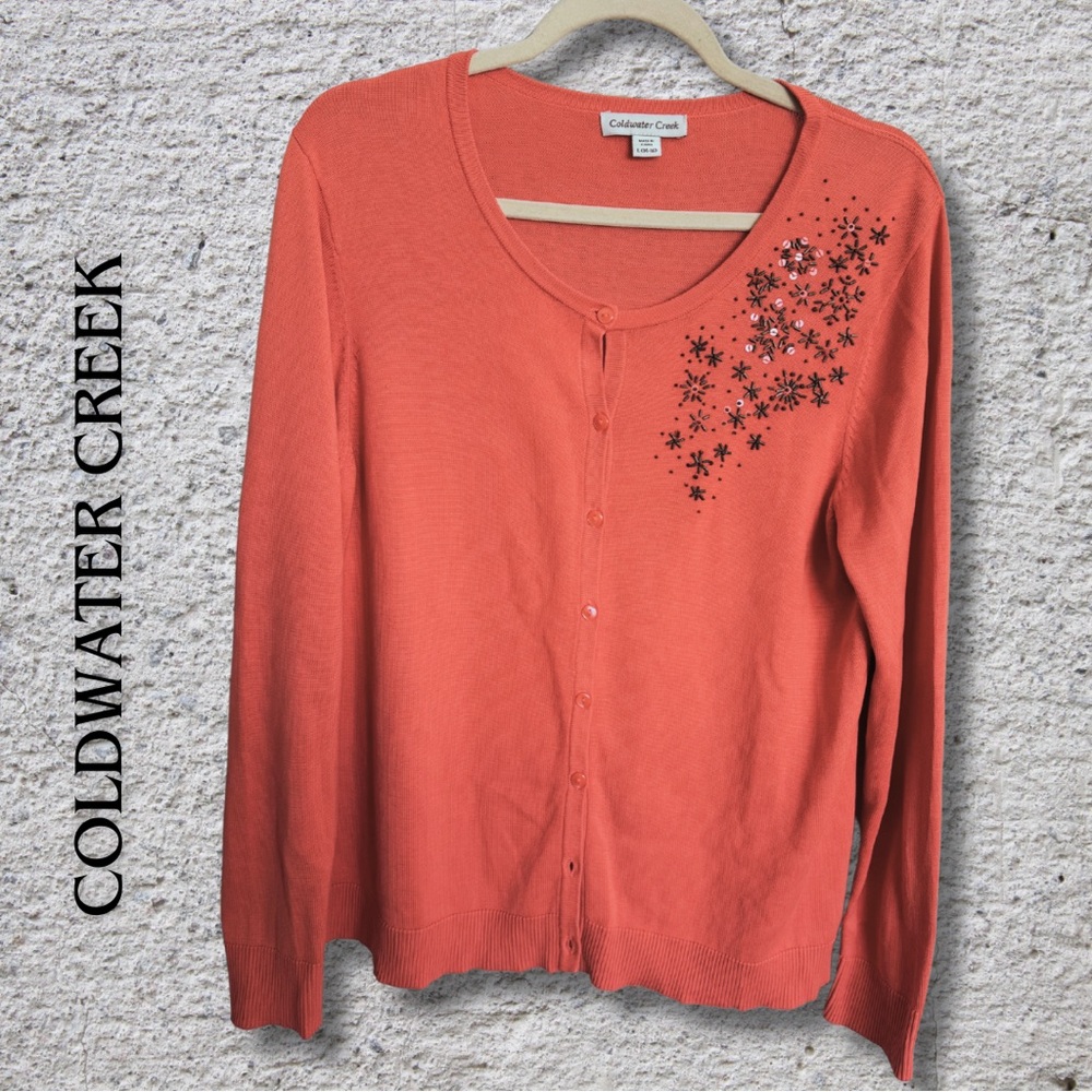 {Coldwater Creek} SILK BLEND Cardigan